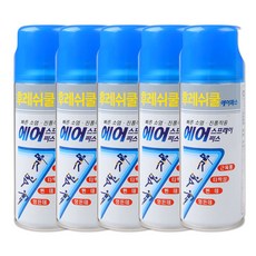 일명 후레쉬쿨 에어파스 180ml, 5개, 1개