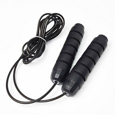 기프템 논슬립 줄넘기, 1개, 블랙