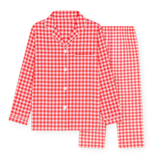 바디스윗 주니어 여성용 체크 파자마 잠옷 세트