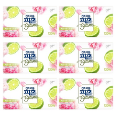 피죤 건조기용 보타닉 시트 섬유유연제 베르가못 & 로즈향 본품, 120개입, 1개