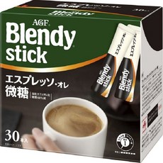 에이지에프 블렌디 스틱 에스프레소 오레 라이트 슈가 인스턴트 커피, 1개, 1개, 30개입
