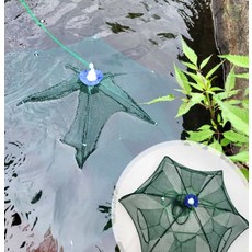 헬로라일락 낚시용품 6구 우산 통발 원형통발