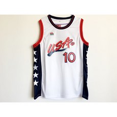 NBA 미국 드림팀 10번 레지 밀러 유니폼 농구 상의