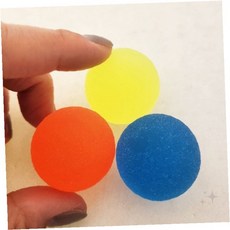 형광 컬러 탄력 고무공 어린이 손놀이 감각 발달 놀이 교구 실내 활동 장난감, 상세페이지 참조