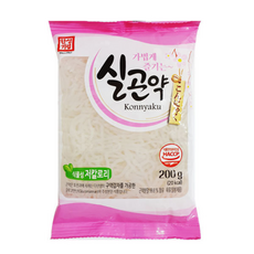 한성 실곤약 x/곤약 저칼로리음식 곤약면, 200g, 15개