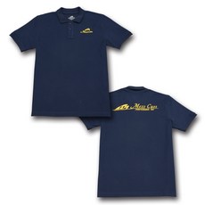 國華撞球 MEZZ限量 後背大字款 短袖POLO衫 撞球運動休閒服飾, 1個, 藍,XL