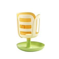 CARNO 卡諾 小動物鬱金香牧草架 寵物牧草餵食器 兔子 倉鼠 天竺鼠, 1個, 黃色