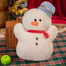 聖誕節鹿靠墊, 1個, 雪人,45CM