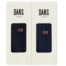 닥스 26304신사면 사색작은사각2족세트