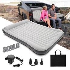 미국출고 아마존4.5+ 168209 Epltion Tesla Cybertruck 트럭 베드 에어 매트리스 펌프 포함 - 맞춤형 핏 2024-2025 사이버트럭 액세서리 휴대용, 미국출고 아마존4.5+ 168209 Epltion Te