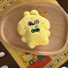 可愛小兔造型絨毛鑰匙圈掛飾