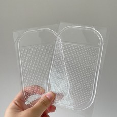 인퍼니처 논슬립패드 젤패드 차량용 미끄럼방지패드 투명 소형, 논슬립패드-소형(투명), 1개