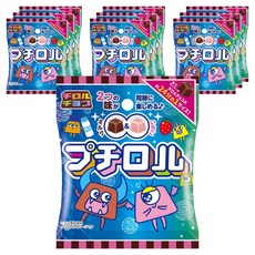 TIROL CHOCO 松尾 可同時享受兩種口味的迷你捲牛奶&草莓 10入, 1個, 13g