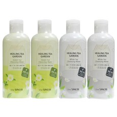 더샘 힐링티 클렌징워터 300mlx4ea 그린티2개&화이트티2개, 4개, 300ml