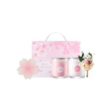 피에브 에어워셔 고체탈취제 벚꽃(벚꽃 선물상자+에어워셔 2개)