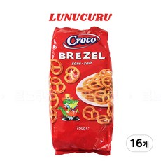 크로코 프레첼 변하지않는 바삭함, 750g, 16개