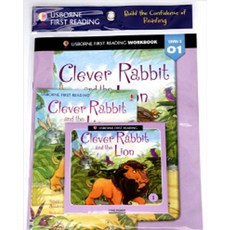 Usborne First Reading Workbook Set 2-1 : Clever Rabbit and the Lion (with CD), Usborne Publishing Ltd
