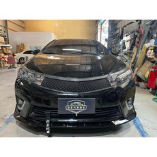 適用 豐田 ALTIS 11 11.5代 競速版 鋼琴烤漆黑 前下巴 前擾流板, 1個