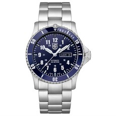 LUMINOX 雷明時 Sport Timer 200米潛水自動機械錶 42MM 海軍藍 藍陶瓷圈 鋼帶 0924, 1個