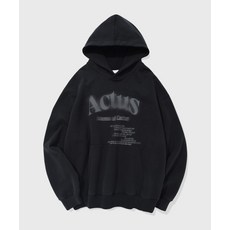 브랜드정품 키뮤어 KIIMUIR 피그먼트 ACTUS 후디_차콜 353203