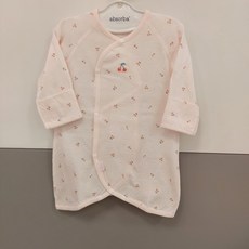 압소바 면100% 소재가 좋고 편하게 입을 수 있는 신생아 배내가운