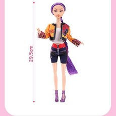 K‑POP獵魔女團娃娃 套餐二, 1個, 1娃娃+1雙鞋子