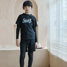 IAMBEBE 青少年用 High Surf 拉鍊防磨衣上下衣套裝 SF-83