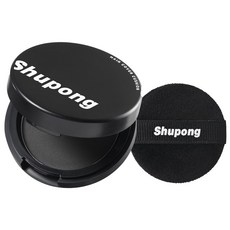 슈퐁 헤어 쿠션 빈모 새치 흑채 커버, 1개, 내추럴 블랙