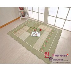 먼지안나는 퀼팅면카페트 면누빔카페트 봄가을 순면누빔패드