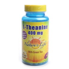 Nature's Life 茶胺酸素食膠囊 400mg, 60顆, 1罐