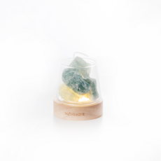 【Montagne】mini富士山 綠螢石 正財。信任 水晶擴香組 精油可選, 1個, 不贈精油