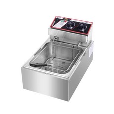 업소용 전기 튀김기 돈까스 탁상용 치킨 감자 튀김, 일체형 20L 듀얼/5.0kw/220V
