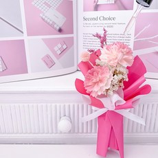 草莓卡士達香氛擴香小花束 (附5ml香氛油), 草莓卡士達香氛擴香小花束（贈送5ml香氛油）