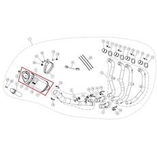 AKRAPOVIC 蠍子管 適用 KAWASAKI ZX-4R 單尾段, 1個