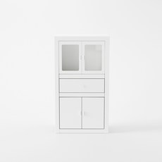 비유가구 Vesta 미니 수납장, 화이트3