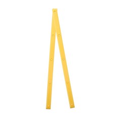 BESPORTBLE 스케이트보드 레일 2개 견고한 플라스틱 그라인드 레일 리브 본 스케이트보드 부품 쉽게 설치 가능