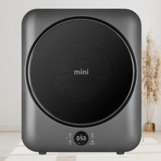 mini 미니 건조기 3kg 터치 딥실버 UV 반영구필터 아기옷 WWR03SGDV(A) 최신형 소형, 1개