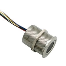 원형 RGB 링 표시기 LED 제어 정전식 지문 모듈 센서 스캐너 R503 DC3 3V MX1 0 6, Black