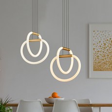 佩索18W吊燈 簡約現代風格 節能LED光源 三段亮度可調