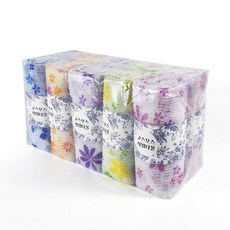 국내생산 까슬시원한 코스모스 샤워타올, 1세트, 10개입, 혼합색상