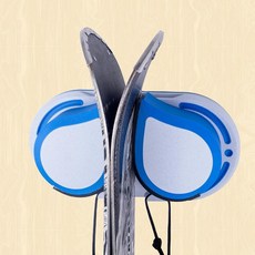 WodGod 스키 및 스노보드 벽 마운트 차고용 1팩 - 모든 보드에 적합 최대 11.3kg(25파운드)까지 지탱 손상 없는 보관 가정 공간 절약형 겨울 장비 정리함 블