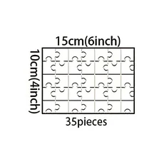 35/150/300/500/1000개 맞춤형 사진 DIY 개인화된 퍼즐 친구 선물, 04 35pcs
