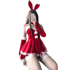 바이윤 산타걸 코스프레 여성 산타복 여자 코스튬 섹시 분장 성인 연말 산타클로스 복장