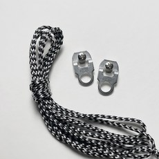 뉴클루 액자 끈 고리 (벽걸이용 고리 2set + 전용끈 150cm) 알루미늄 액자용, 1개, 혼합