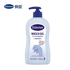 Bubchen 貝臣 洗髮沐浴露 400ml 溫和清潔嬰幼兒及成人敏感肌膚, 1個