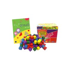 초등교과 쌓기나무 200p+보관함+미니북 가르기 학습도구 연산 교과고정