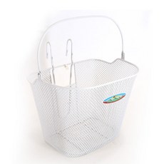 탑모아 자전거 바구니 전면걸이식바구니 화이트 대형, 1개, 화이트 (대형)