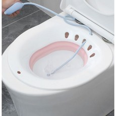 접이식대야 임산부 치질 가정용 변기 좌욕기, 1개, 좌욕대야(일반형핑크)