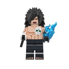 나루토 미니 호환 블록 피규어 모든 애니 캐릭터 조립 완구, 99 어두운 보라색, 1개