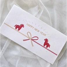 봉스 설날 용돈봉투 세뱃돈 부모님 조카 용돈 봉투, 1개, 디자인8-HAPPY NEW YEAR